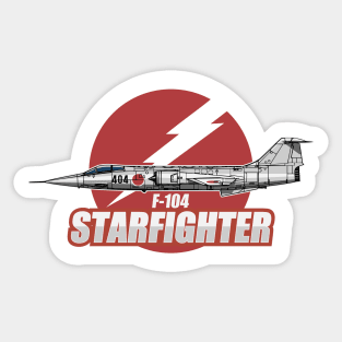 Japanese F-104 Starfighter Sticker